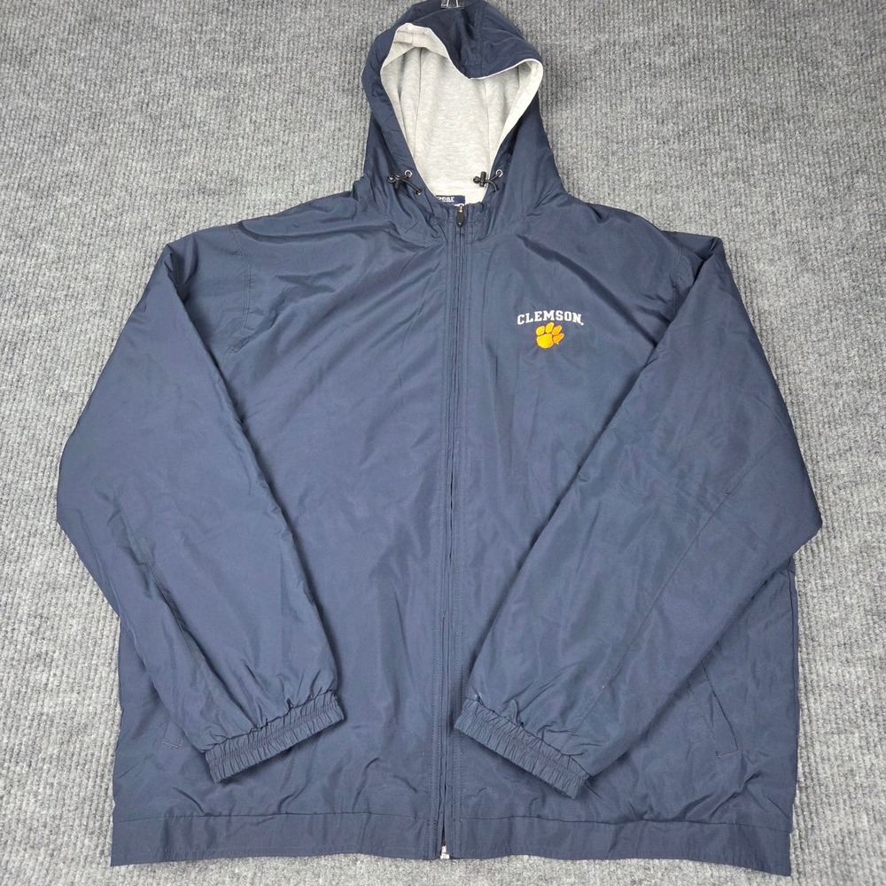 Gear for Sports Mens XXL Navy Clemson Tigers Paw Logo Hooded Jacket